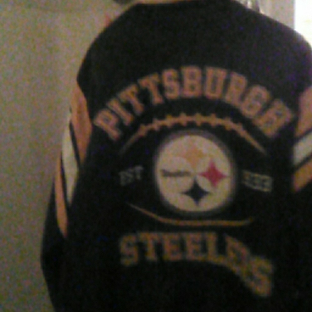 Leather NFL Steelers jacket